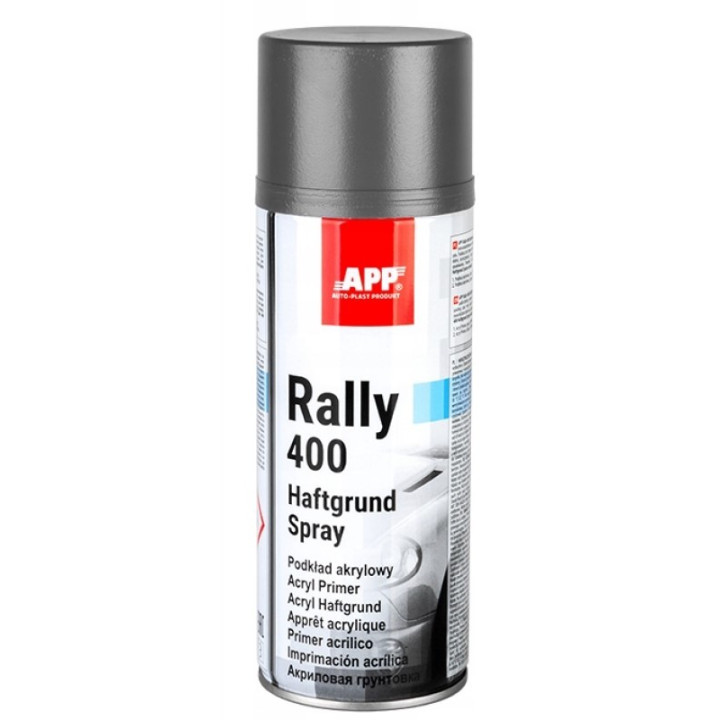 Akrylová podkladová barva ve spreji APP Rally 400 Haftgrund 210127, RAL 7004, šedá, 400ml