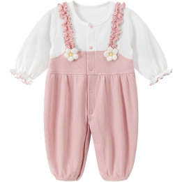 Dětský overal s dlouhými rukávy Gurcooc Baby Rompers, vel. 66/44, 3-6 měsíců