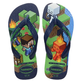 Dětské žabky Havaianas MINECRAFT, vel. EU 23/24