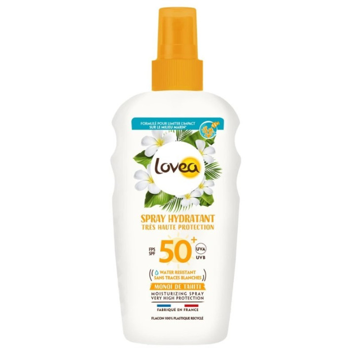 Hydratační opalovací sprej Lovea SPF50+, 150 ml