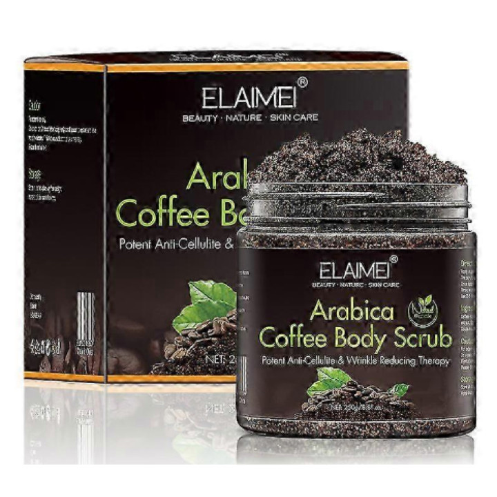 Kávový tělový peeling Elaimei Arabica Coffee Body Scrub, 250 g