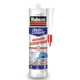 Sanitarní silikonový tmel Rubson Bain and Cuisine, barva bílá, 280 ml