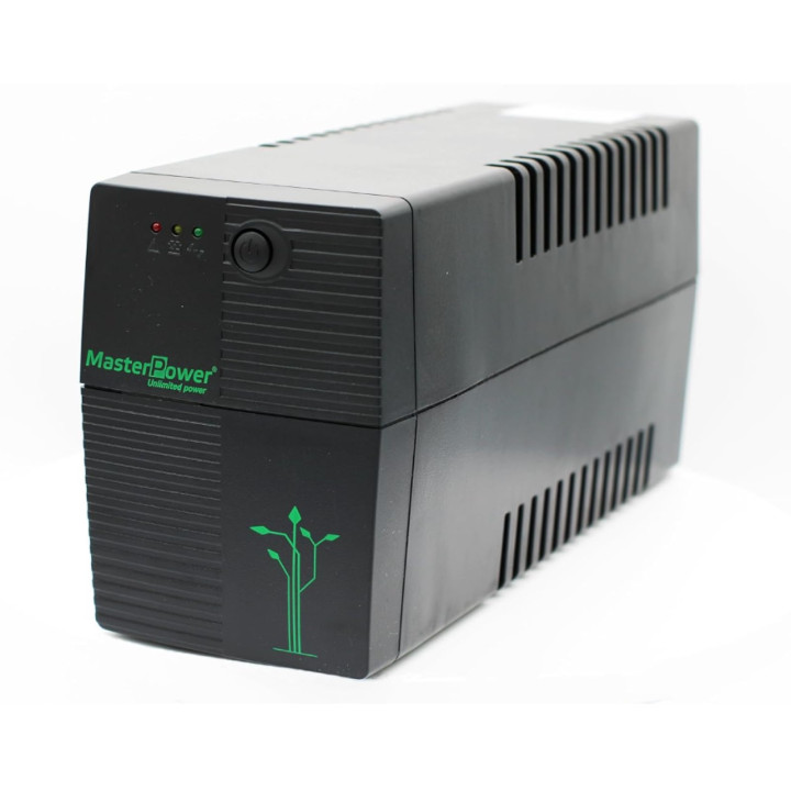 Záložní napájecí zdroj MasterPower MF-UPS900VA, 900 VA/480W (2x schuko zásuvka)
