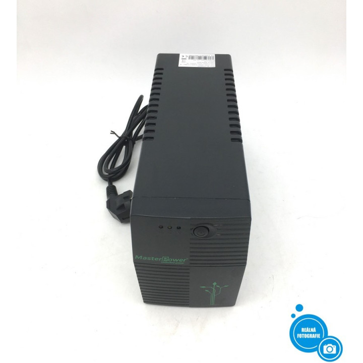 Záložní napájecí zdroj MasterPower MF-UPS900VA, 900 VA/480W (2x schuko zásuvka)