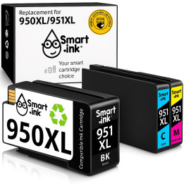 Kompatibilní inkoustové kazety SMART Ink HP 950XL/951XL, 3ks