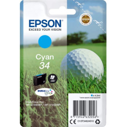 Originální inkoustové kazeta do tiskárny Epson 34 C13T34624020, 4,2 ml, azurová