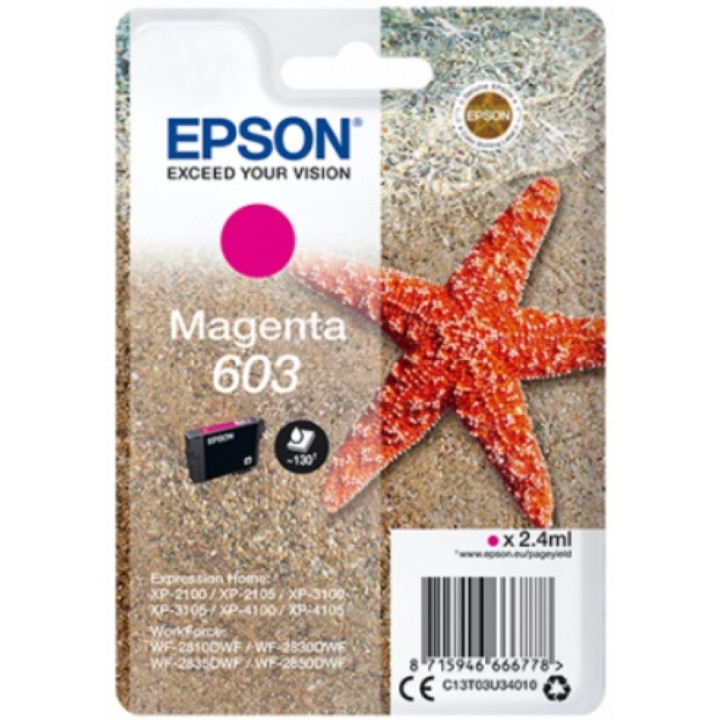 Originální inkoustová náplň do tiskárny Epson 603 CT3T03U34010, magenta