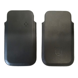 Koženkové pouzdro Prestigio pro 4" telefon - černá