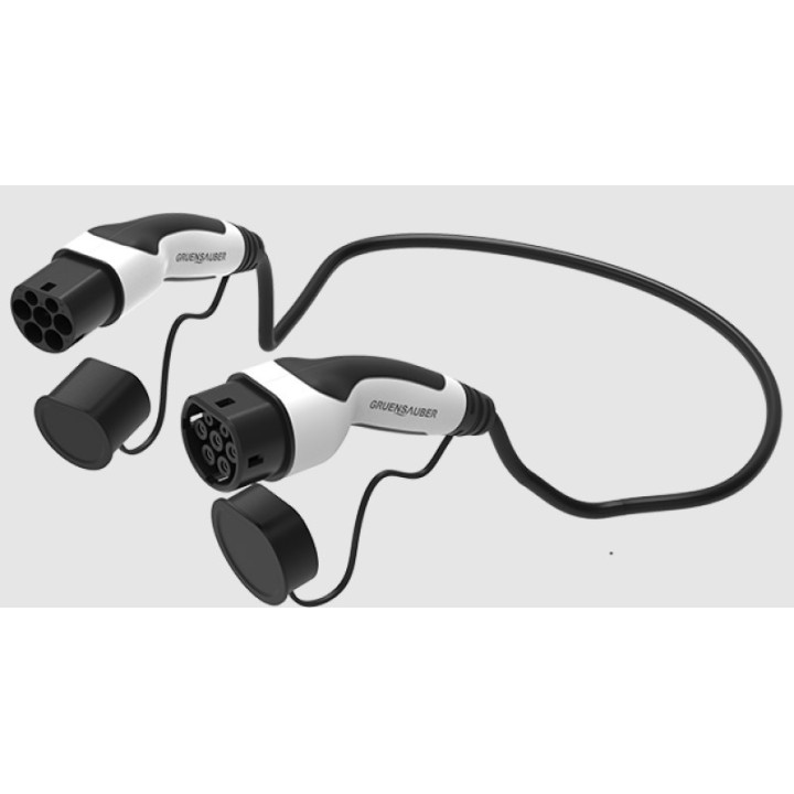 Nabíjecí kabel pro elektromobily GruenSauber GS-C2E2P06, typ 2, IP55, 250 V, 10 m