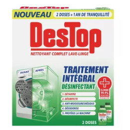 Přípravek pro odvápnění pračky DesTop, 2x 250 ml