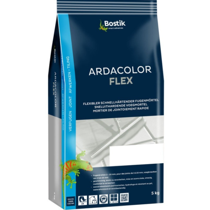 Spárovací malta Bostik Ardacolor Flex Joint, světle šedá ( Manhattan), 5 kg