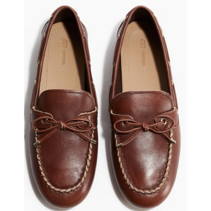 Dámské mokasíny H&M 354811-3527, vel EU 36, Brown Medium Dusty