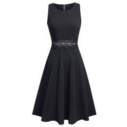 Dámské šaty Homeyee Fashion A185, vel. M, černá
