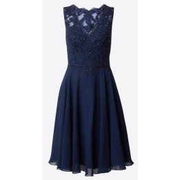Dámské koktejlové večerní šaty Mascara London MC19302, vel. 34, navy