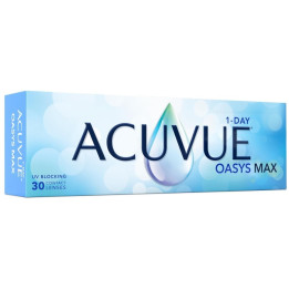 Kontaktní čočky Acuvue Oasys Max 1-Day, D -6.50, BC 8.5, 30 čoček