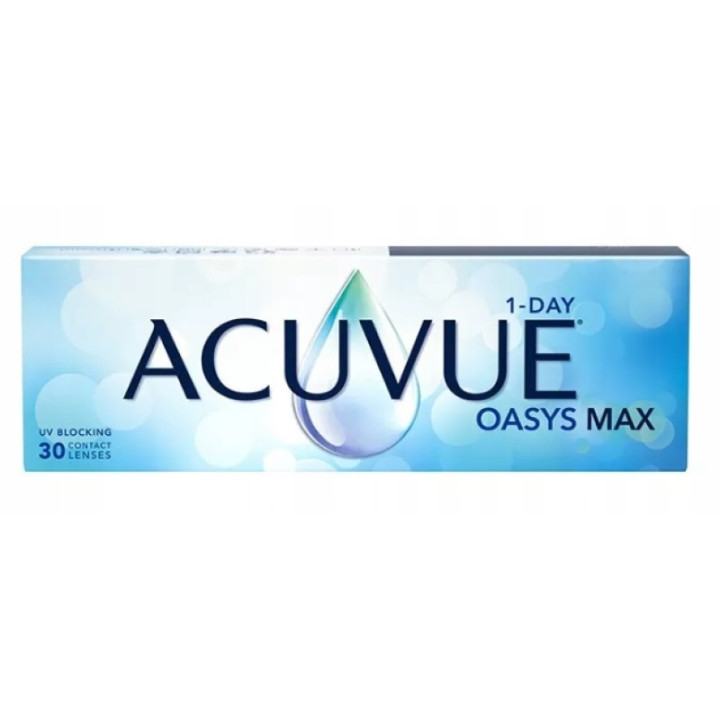 Kontaktní čočky Acuvue Oasys Max 1-Day D -10,5/ BC 9,0,DIA 14,3, 30 čoček