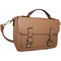 Karamelová crossbody aktovka