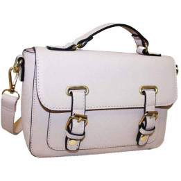 Světle růžová crossbody aktovka