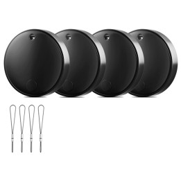 Bluetooth lokátor Tracker Nutale F20X pro Apple, 4 ks, černá
