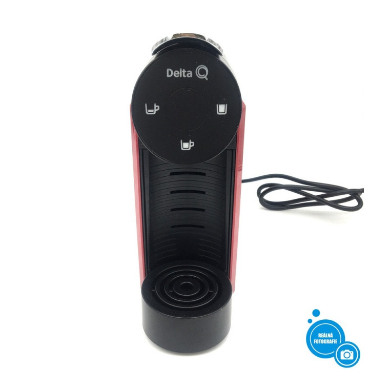 Kávovar na kapsle Delta Q Mini Qool, 1200 W, červená