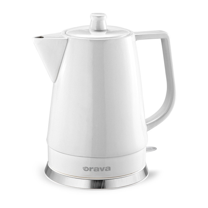 Orava VK-3813-W Keramická konvice 1,5l, bílá
