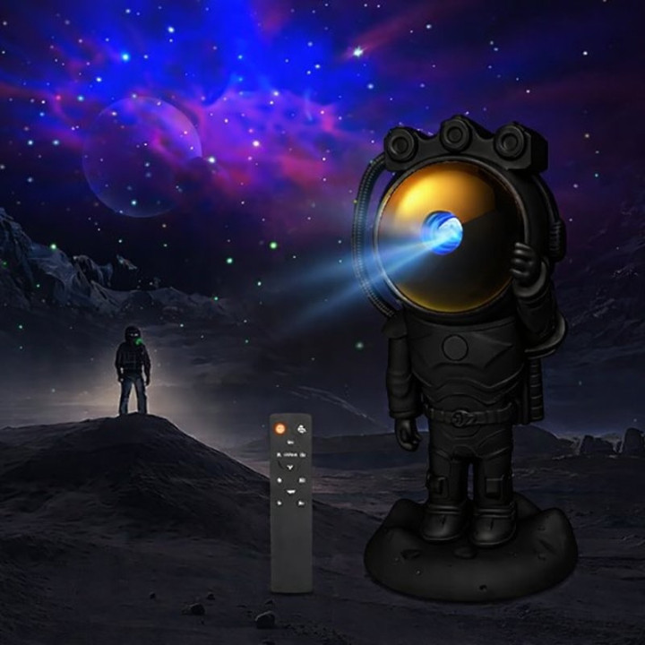 Astronaut IGB-B56 projektor hvězdné oblohy s dálkovým ovládáním, černá