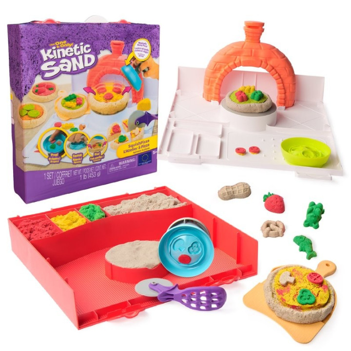 Kinetický písek SPIN MASTER SquishPizza, 453g
