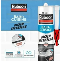Tmel do koupelny a kuchyně RUBSON Bain&Cuisine, intenzivní černá, 280ml