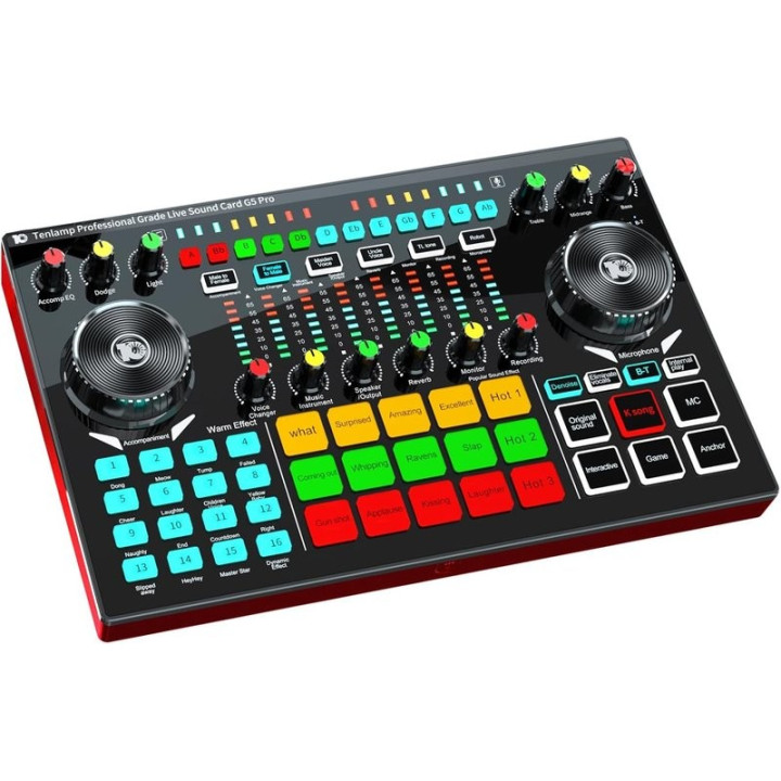 Mixážní pult TENLAMP Professional Grade Live Sound Card G5 Pro