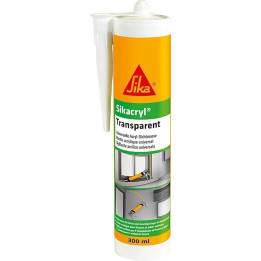 Akrylový tmel SIKA Sikacryl Transparent, 300ml