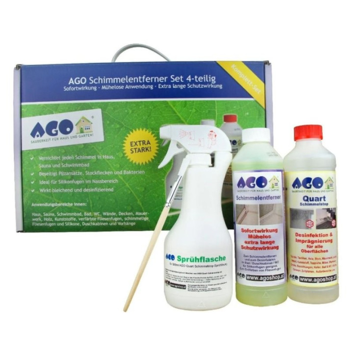 Sada na odstranění plísně AGO Schimmelentferner Set, 2 x 500ml