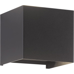 LED Nástěnné světlo FISCHER&HONSEL Wall 30259, 11x10x10 cm, 620 lm, 3000 K, 2x3W, černá