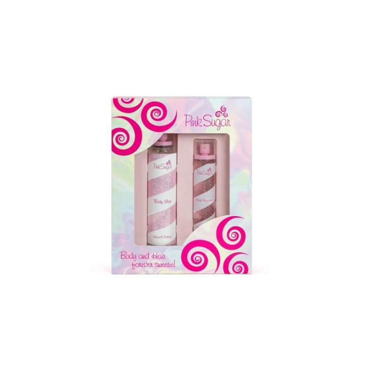 Kosmetická sada pro ženy PINK SUGAR body and hair forever sweetie