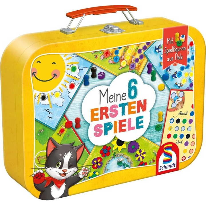 Stolní hry v kufříku SCHMIDT Meine 6 Ersten Spilele 40591, v německém jazyce