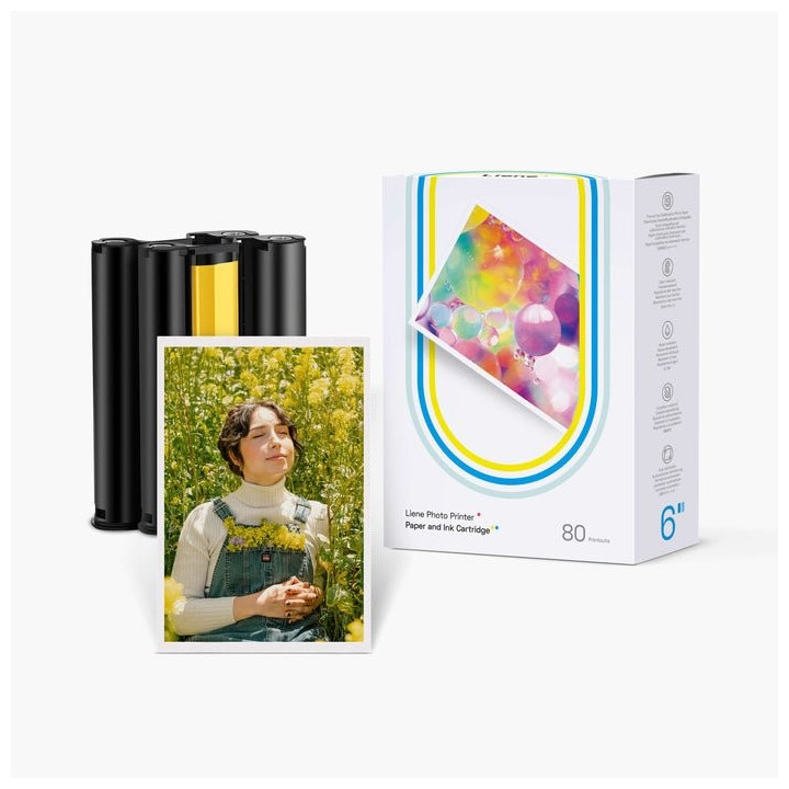 Sada pro tisk fotografií LIENE inkoustové kazety (2x) SD21L/SD31, 80 fotopapírů
