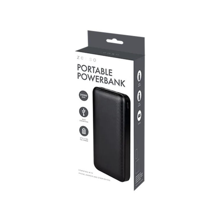 Powerbanka ZENSO ELE-8261/OB, 10 000 mAh, černá