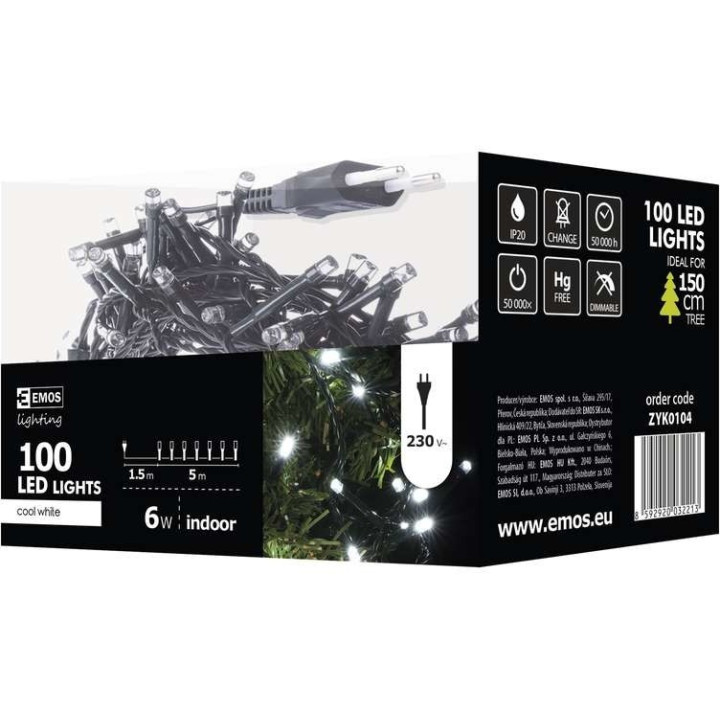 100LED XMAS CLS 5M IP20 CW