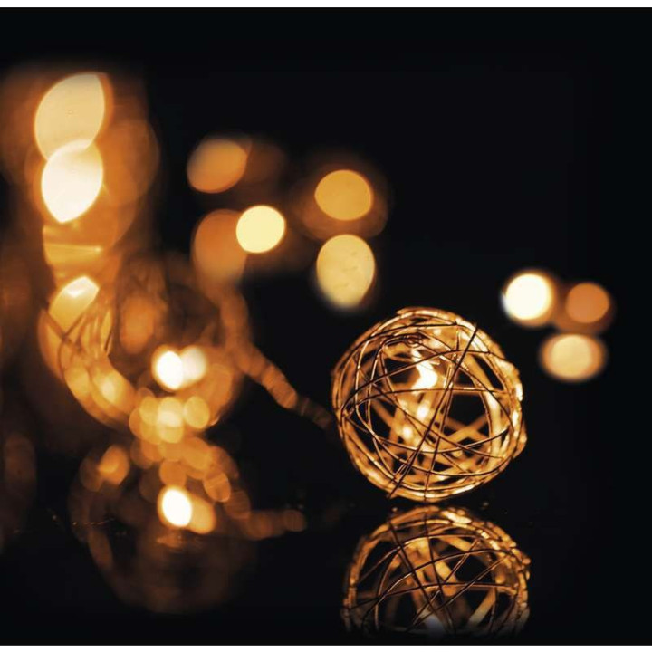 10LED XMAS COPPERBA.1M IP20 WW