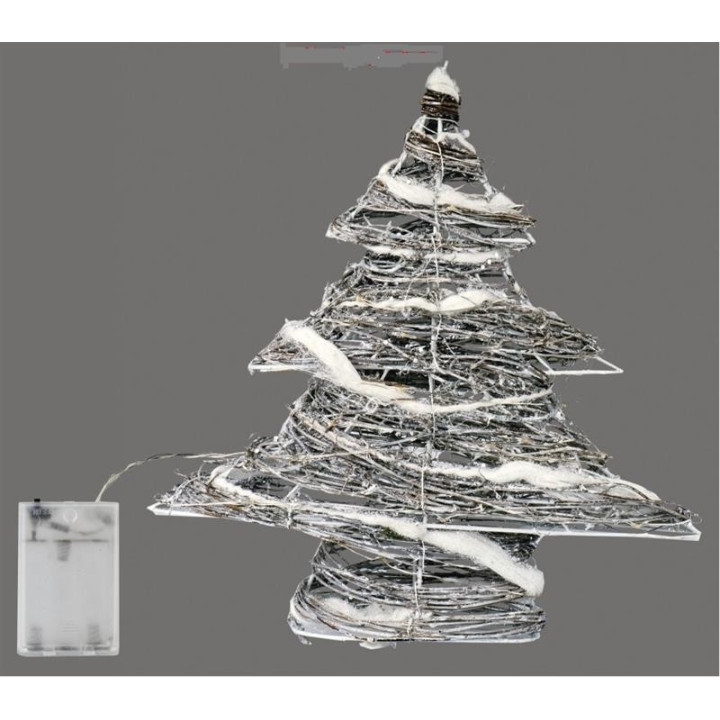 30LED XMAS RATTAN TREE IP20 WW