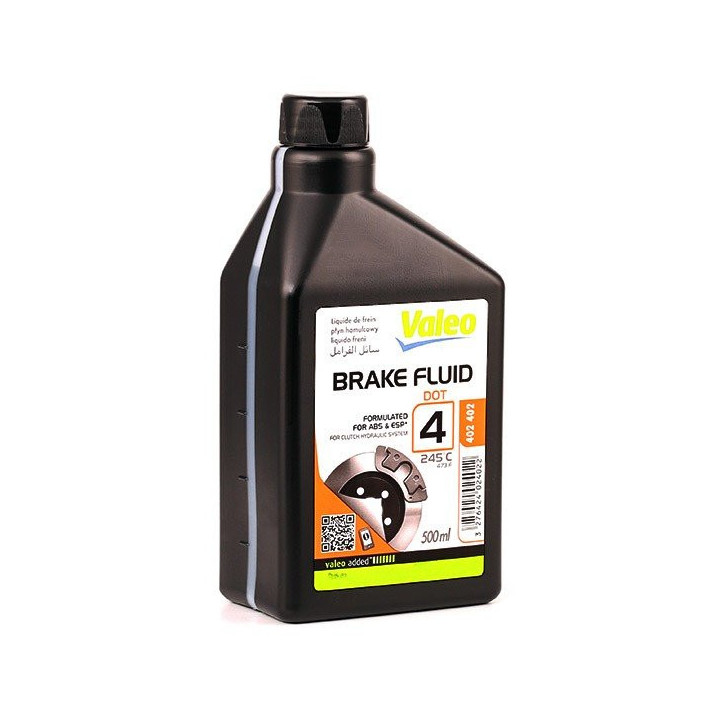 Brzdová kapalina VALEO Brake Fluid DOT 4, 500 ml