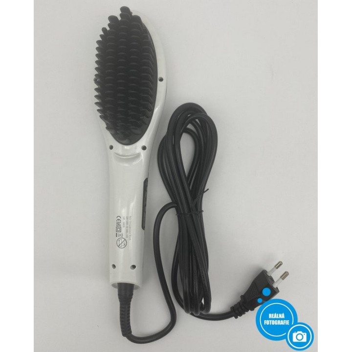 Elektrický žehlicí kartáč na vlasy EUROSTIL Cepillo Alisador Straightener 04583, 55W