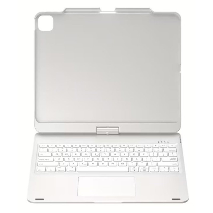 Pouzdro s klávesnicí F13AT-Pro (Air&M4) pro Ipad 12,9/13", stříbrná