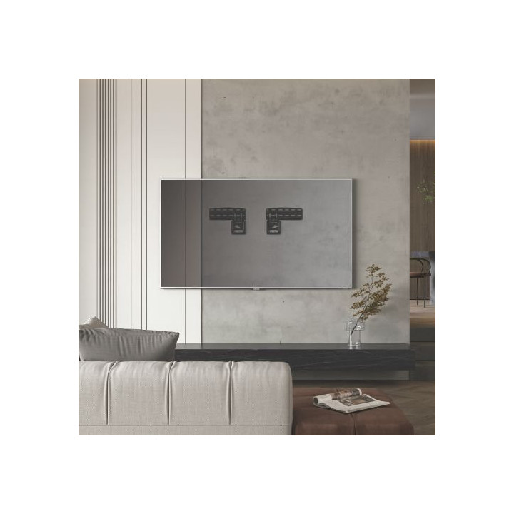 43"- 85" Nástěnný držák na TV LED -18Q, nosnost 60 kg, černá