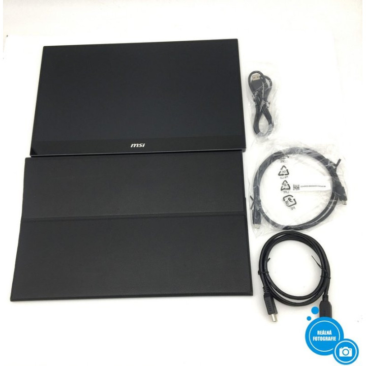 16" přenosný monitor MSI Optix MAG161V (3AA1), 1920 × 1080 P, černá