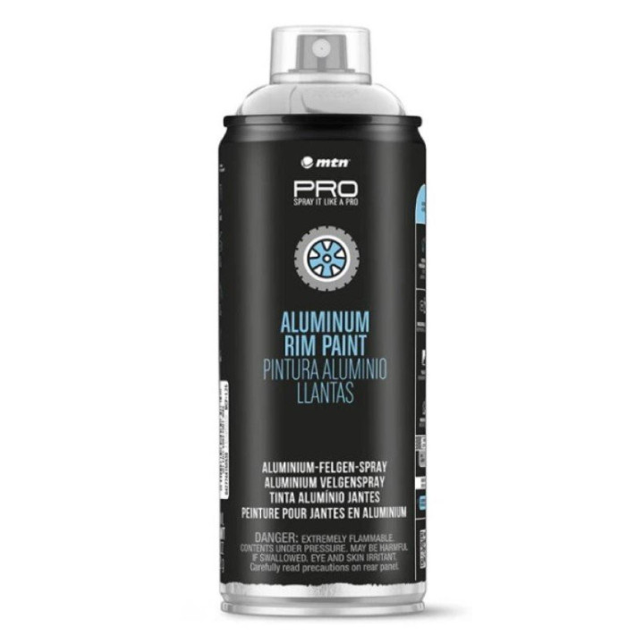 Barva ve spreji pro lakování a renovaci disků kol MTN Aliminum Rim Paint, 400 ml
