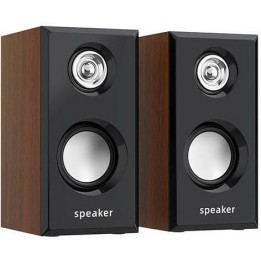 Reproduktory SPEAKER 1014, hnědá, 2x3W