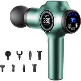 Masážní pistole Fascia Gun VTT, 18 W, zelená