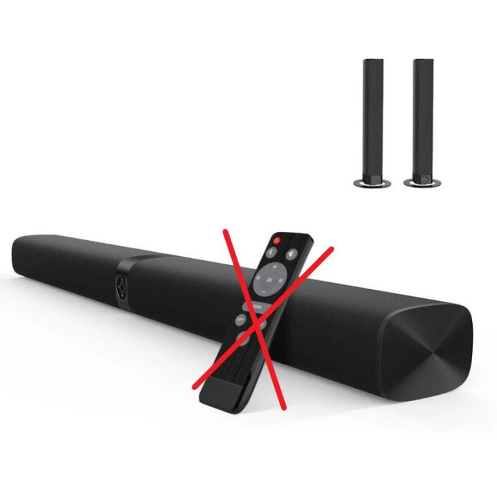 Soundbar 2v1 KY-8000, Bluetooth, 60 W (včetně dálk.ovládání)