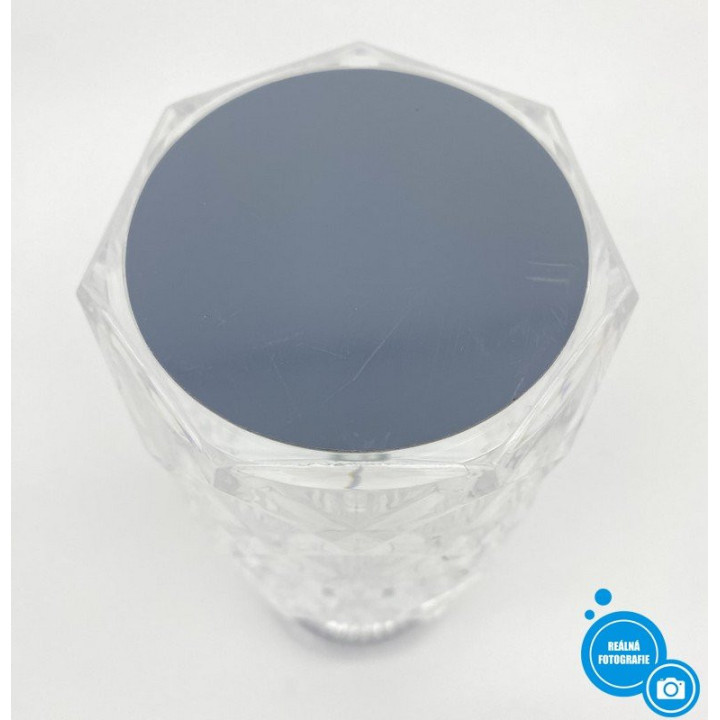 AKU LED stolní lampa Crystal Table Lamp s dálkovým ovladačem, 1W, 26 cm