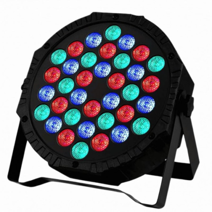 LED RGB osvětlení s dálkovým ovladačem Mini Flat Par Light LSPA36RC
